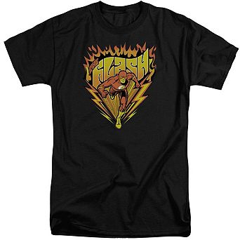 Dc Comics Flash Blazing Speed Short Sleeve Adult Tall T-shirt
