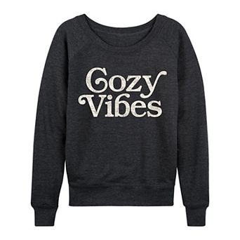 Women's Cozy Vibes French Terry Long Sleeve Tee