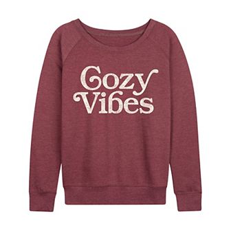 Women's Cozy Vibes French Terry Long Sleeve Tee