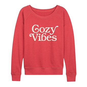 Women's Cozy Vibes French Terry Long Sleeve Tee
