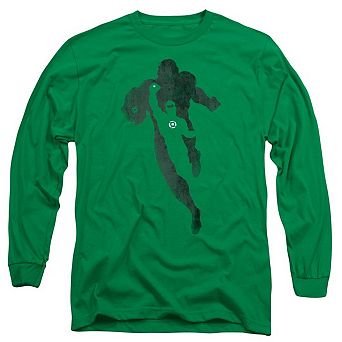 Dc Comics Lantern Knockout Long Sleeve Adult T-shirt