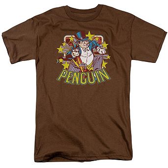 Dc Comics Penguin Stars Short Sleeve Adult T-shirt