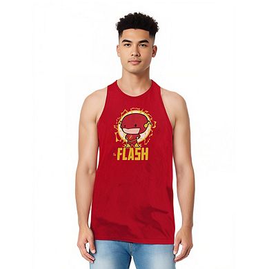 Dc Comics Flash Flash Chibi Adult Tank Top
