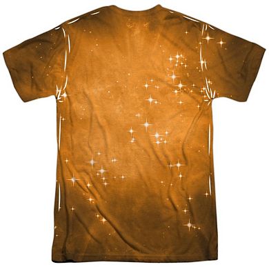 Green Lantern Orange Energy Short Sleeve Adult 100% Poly Crew T-shirt