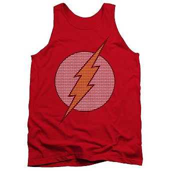 Dc Comics Flash Flash Little Logos Adult Tank Top
