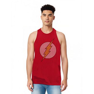 Dc Comics Flash Flash Little Logos Adult Tank Top