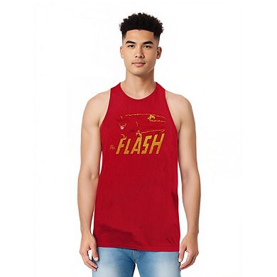 Dc Comics Flash Flash Speed Distressed Adult Tank Top