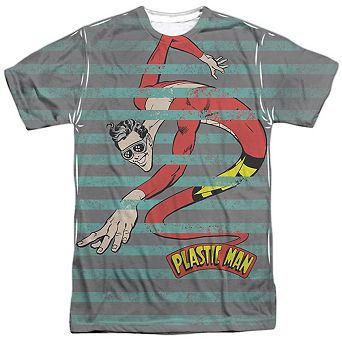 Dc Comics Plastic Es Short Sleeve Adult Poly Crew T-shirt