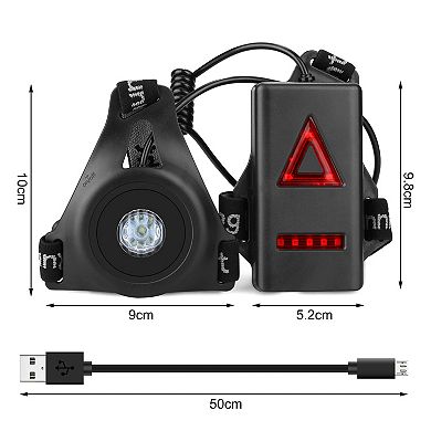 Night Chest Light for Running Hiking Outdoor Sports