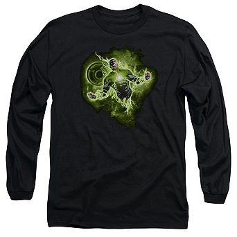 Green Lantern Lantern Nebula Long Sleeve Adult T-shirt
