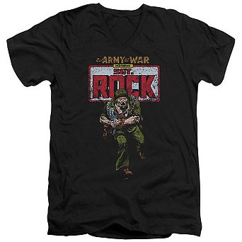 Dc Comics Sgt Rock Short Sleeve Adult V Neck T-shirt