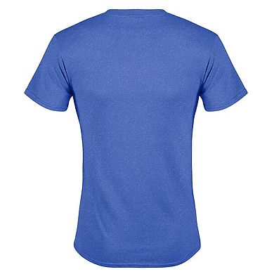 Batman Running Retro Adult Heather T-shirt