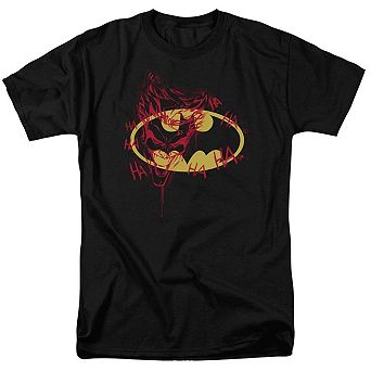 Batman Joker Graffiti Short Sleeve Adult T-shirt