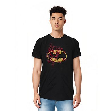 Batman Joker Graffiti Short Sleeve Adult T-shirt