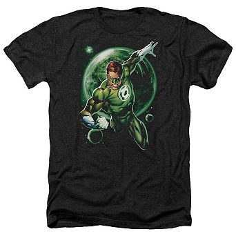 Green Lantern Galaxy Glow Adult Heather T-shirt