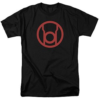 Green Lantern Red Emblem Short Sleeve Adult T-shirt