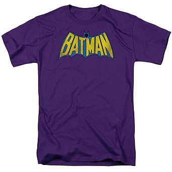 Dc Comics Classic Batman Logo Distressed Short Sleeve Adult T-shirt