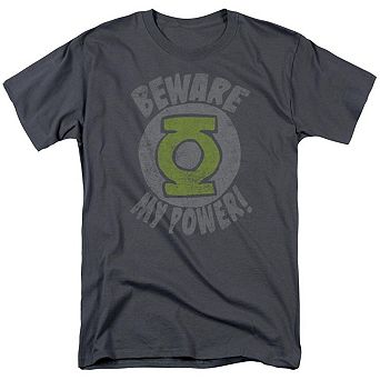 Green Lantern Beware Short Sleeve Adult T-shirt