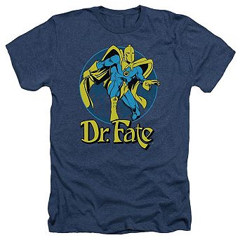 Dc Comics Dr Fate Ankh Adult Heather T-shirt