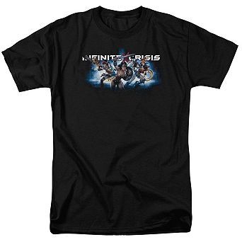 Infinite Crisis Ic Blue Short Sleeve Adult T-shirt