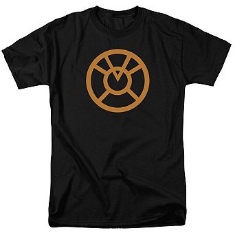Green Lantern Orange Emblem Short Sleeve Adult T-shirt
