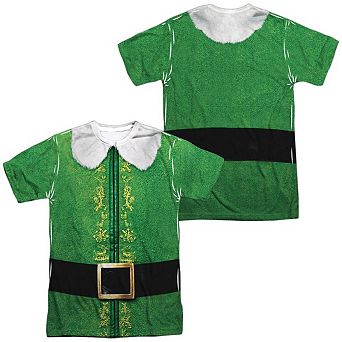 Elf Buddy Costume Short Sleeve Adult Poly Crew T-shirt