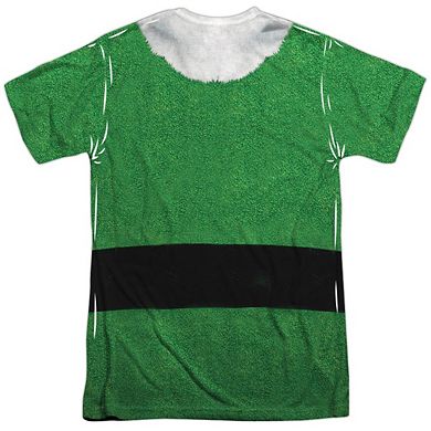 Elf Buddy Costume Short Sleeve Adult Poly Crew T-shirt