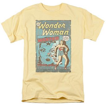 Dc Comics Wonder Woman Wanted Short Sleeve Adult T-shirt