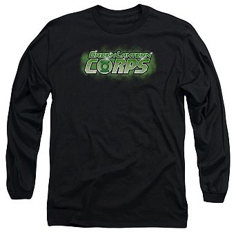 Green Lantern Gl Corps Title Long Sleeve Adult T-shirt