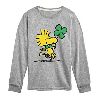 Boys 8-20 Peanuts Woodstock & Clover Long Sleeve