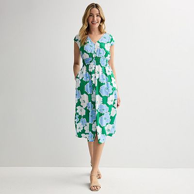 sonoma midi dress Sonoma Views Floral Midi Dress
