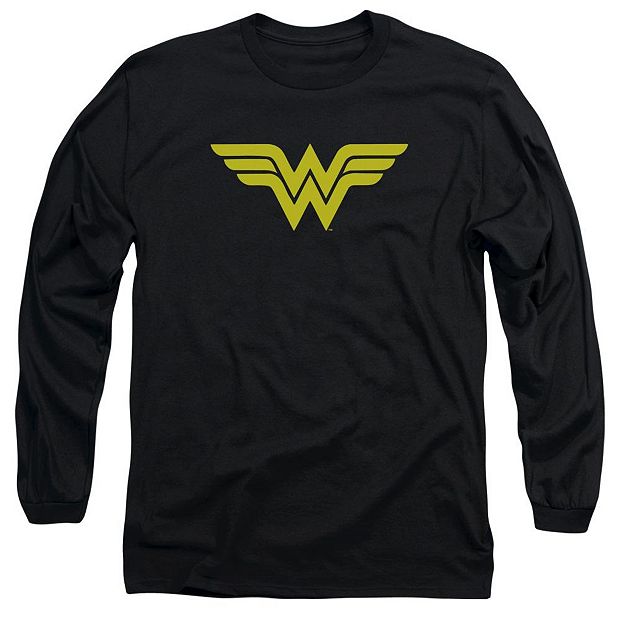 Dc Comics Wonder Woman Logo Long Sleeve Adult T shirt