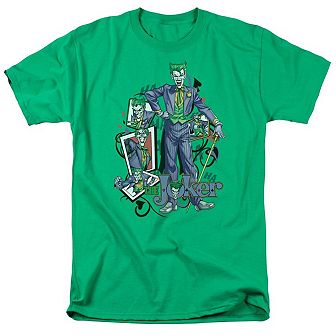 Batman Wild Cards Short Sleeve Adult T-shirt