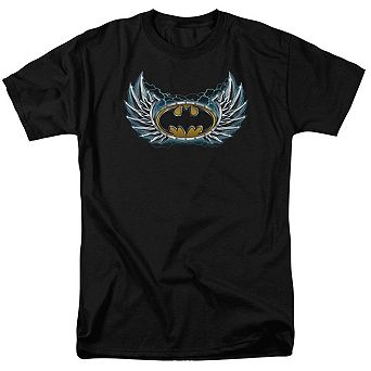 Batman Steel Wings Logo Short Sleeve Adult T-shirt