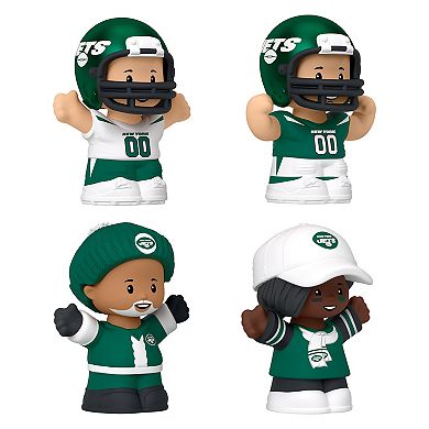 Fisher-Price Little People 4-Pack New York Jets Figures Collector Set