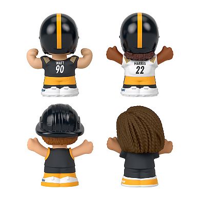 Fisher-Price Little People 4-Pack Pittsburgh Steelers Figures Collector Set