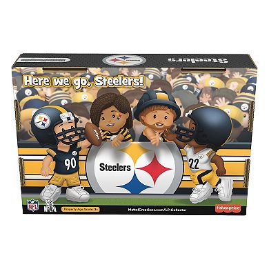 Fisher-Price Little People 4-Pack Pittsburgh Steelers Figures Collector Set