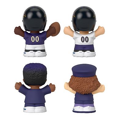 Fisher-Price Little People 4-Pack Baltimore Ravens Figures Collector Set