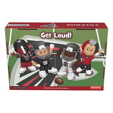 Fisher-Price Little People 4-Pack Atlanta Falcons Figures Collector Set