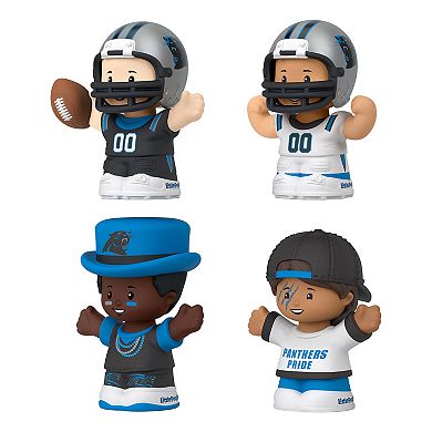 Fisher-Price Little People 4-Pack Carolina Panthers Figures Collector Set