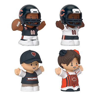 Fisher-Price Little People 4-Pack Chicago Bears Figures Collector Set