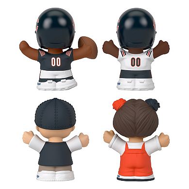 Fisher-Price Little People 4-Pack Chicago Bears Figures Collector Set