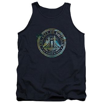 The Batman City Of Gotham Adult Tank Top