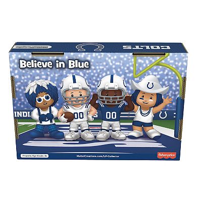 Fisher-Price Little People 4-Pack Indianapolis Colts Figures Collector Set