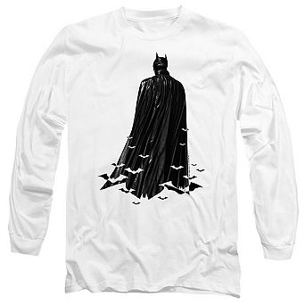 The Batman Bat Cape Long Sleeve Adult T-shirt