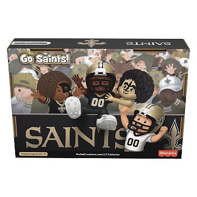 Fisher-Price Little People 4-Pack New Orleans Saints Figures Collector Set