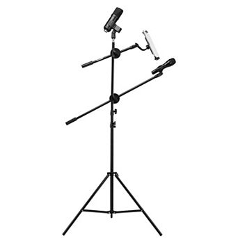 Microphone Stand with Mic Clip Holder