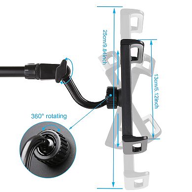 Microphone Stand with Mic Clip Holder