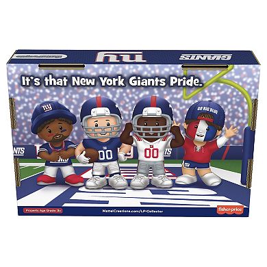 Fisher-Price Little People 4-Pack New York Giants Figures Collector Set
