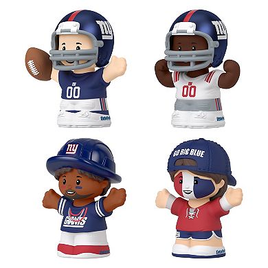 Fisher-Price Little People 4-Pack New York Giants Figures Collector Set